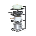 Sink rack, pot rack, special pot storage, kitchen stainless steel rack, multi-layer for home cabinet with layers