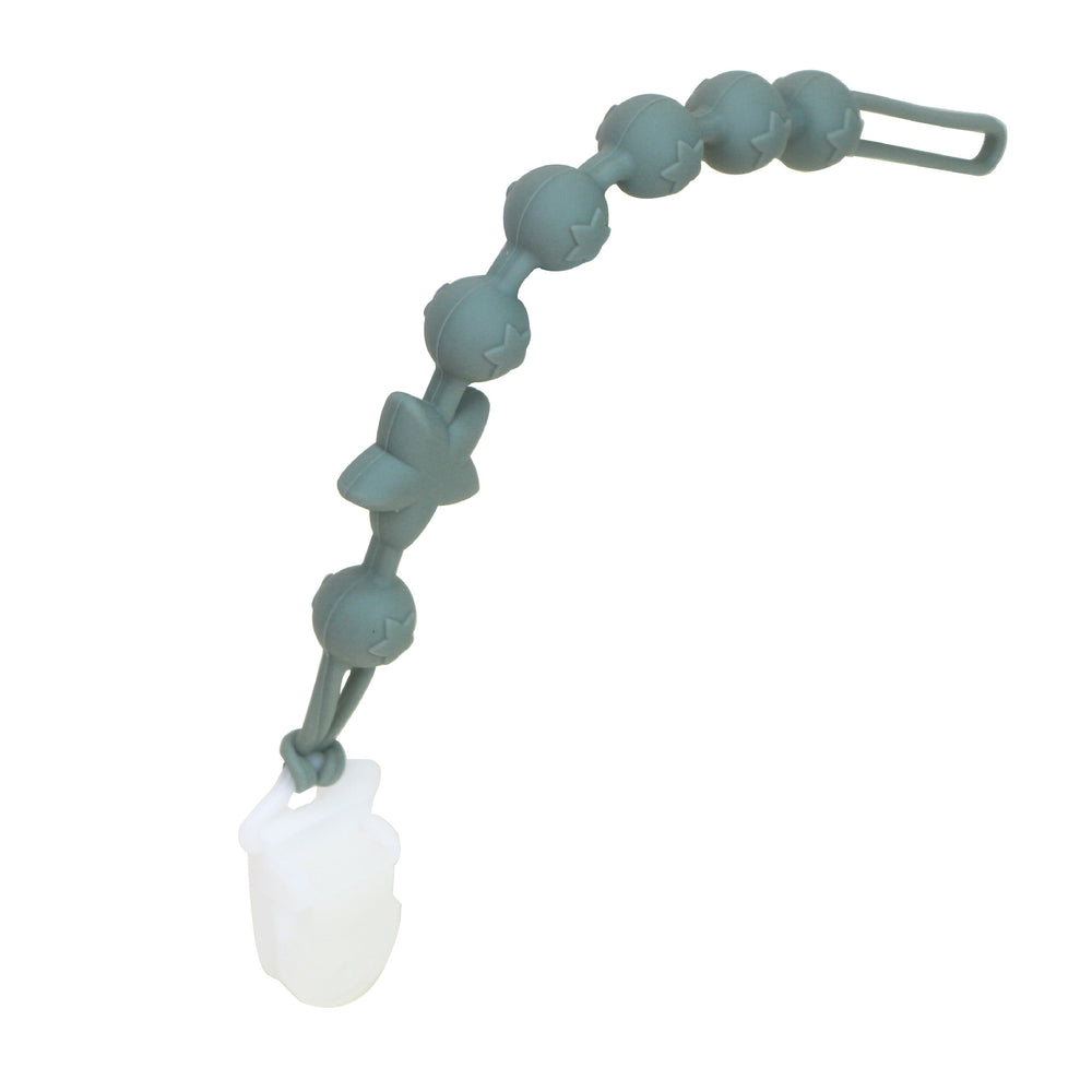 Amazon's best-selling silicone baby teether anti-chain baby pacifier chain kids pacifier anti-drop strap