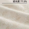 Xiaohongshu best selling morris flower french chenille blackout curtains living room bedroom curtain cloth shaoxing keqiao cloth