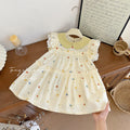 Korean style rainbow floral princess dress - summer versatile casual skirt, chic and trendy fashion