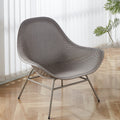 Outdoor single sofa chair - waterproof, sun-protective, perfect for open-air balconies, lounging, beach, villas, courtyards, and nap time. breathable seating