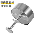 New round meat press - 304 stainless steel burger press - press-down meat mold - patty maker - kitchen tool