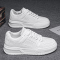 Men's spring/autumn niche design versatile casual solid black skate shoes youth sports thick sole height increasing bread shoes trendy sneakers