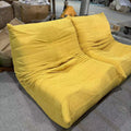 Caterpillar sofa balcony casual chair living room reclining and sleeping cream reclining lazy sofa