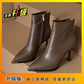 Brown stiletto heel - premium edition