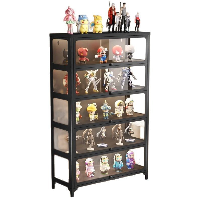 Glass display cabinet for figures, lego, home blind box models, display rack, storage, transparent display cabinet, dustproof storage