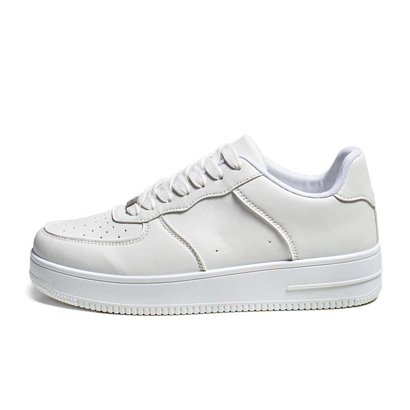 2026 spring men's new breathable air force 1 white sneakers - classic, versatile, casual student athletic shoes, trendy skate shoes