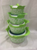 Magnolia 800ml12ml2200ml3200ml foreign trade insulated lunch box lunch box set 4pcs