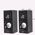Yu times v09 mini speaker - universal basswood desktop speaker for desktops, laptops, and mobile phones