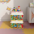 Building block storage box - small brick lego organizer - parts sorting & compartmentalized storage - kids' toy storage box
