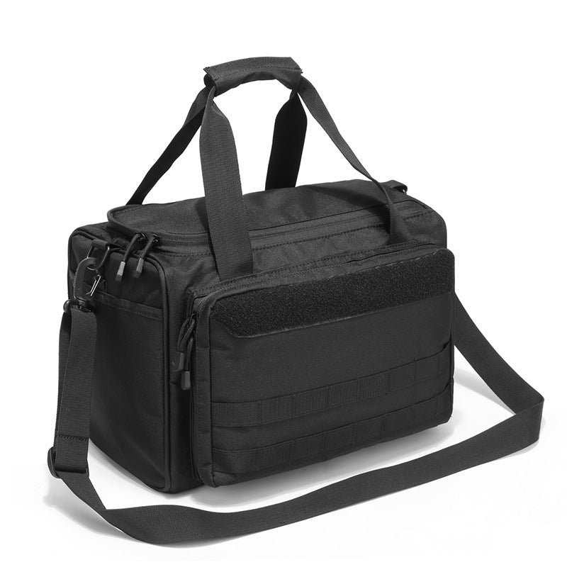 Spot Outdoor Tactical Multifunctional Large Capacity Storage Sports Handbag Gun Bag Oxford Waterproof Field Military Fan Bag