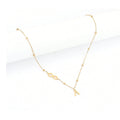 New arrival cross-border 26 letter pendant 8 figure beaded necklace trendyfashion necklace birthday party jewelry gift