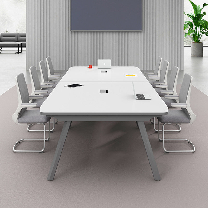 Saint li conference table long table modern conference room table and chair combination white workbench small bench table office desk