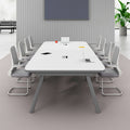 Saint li conference table long table modern conference room table and chair combination white workbench small bench table office desk