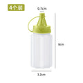 Four squeeze bottles green (opp bag)