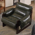 People sofa chair jersey island chair living room medieval style leather sofa chair casual lazy chair solid wood retro lounge chair