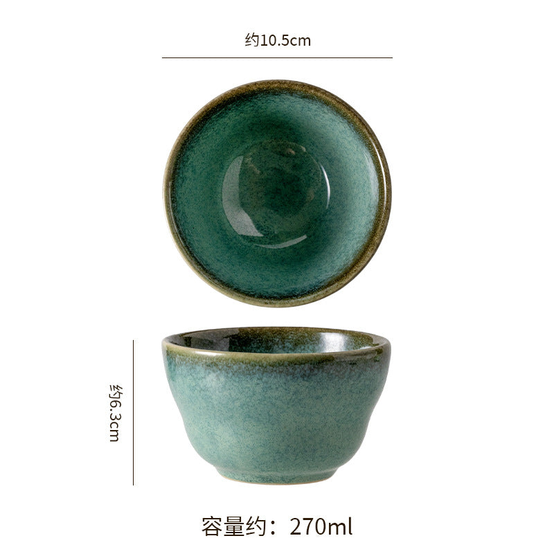 Japanese kiln personalized tableware restaurant hot pot restaurant small bowl fruit bowl good-looking cooking bowl for home rice small bowl