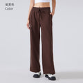 New winter fleece-lined warm fitness sweatpants - versatile straight-leg loose casual trousers for women (daw152)