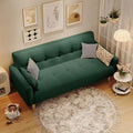 Foldable sofa bed cat claw leather new arrival sofa small apartment rental house sofa all-in-one dual-purpose foldable bed