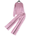 Fashionsuit women's french gentle style loosecable stitchsweatersweaterhigh waistslimming lookdrapedpantstwo-piece set