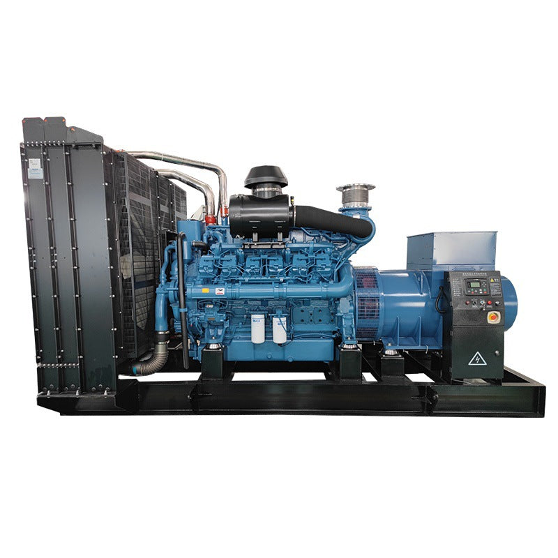 Large Yuchai 1000KW automatic diesel generator set project site backup power brushless generator
