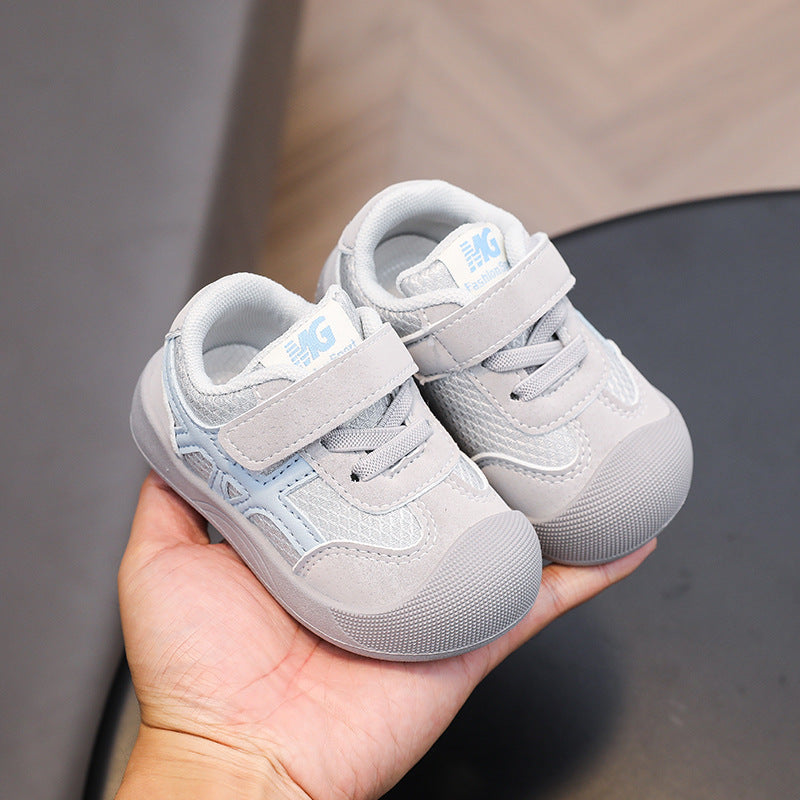 Spring autum kids sneakers soft bottom kids leather shoes men's and women's shoes lightweight functional shoes toddler shoes baby shoes single