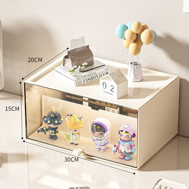 Figure display box Blind box Household drawer type dust-proof storage display box Transparent POP MART storage box