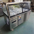Slotted salad table, commercial fresh-keeping refrigerated work table, pizza side dish refrigerator, fruit display cabinet, thermal insulation spray