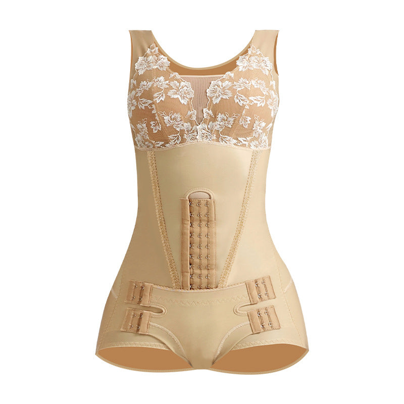 Post-op body shaper for tummy tuck, liposuction, and breast surgery - women's one-piece shapewear for upper body and postpartum recovery