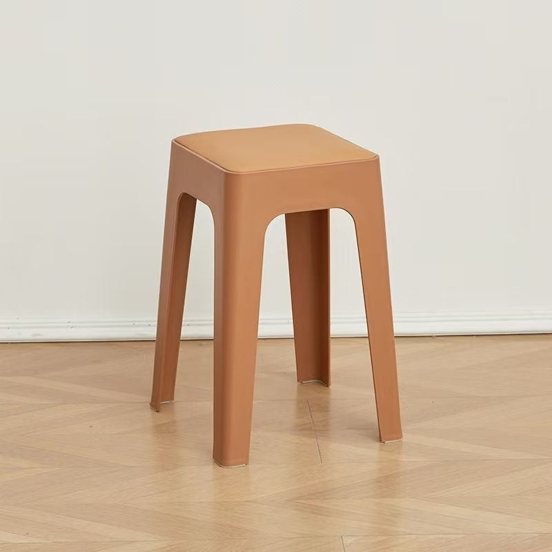 Comfortable restaurant soft-padded plastic stool, bench, fast food restaurant long-seat soft stool, new home use thickened plastic stool