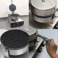 Waffle oven commercial electric double-head waffle machine pancake machine four-star muffin machine grids cake machine heart-shaped