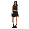 Polo collar sports tank top women's summer outdoor fitness yoga tennis skirt running training athletic skort set