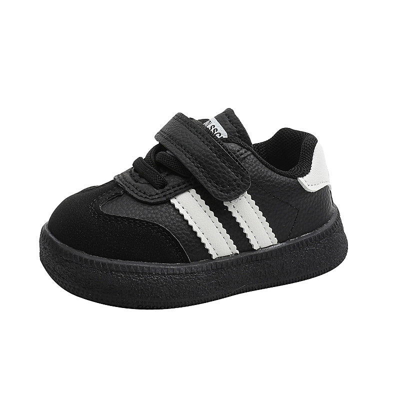 Toddler autumn sneakers for boys and girls, breathable and non-slip first walker shoes for infants and young children, casual german army trainers for kids ages 1-3