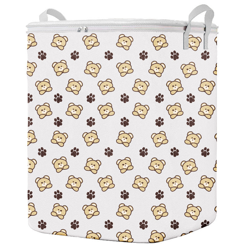 Printed bear moving bag 140g thickened non-woven duffel bag household quilt clothes sundries storage bag