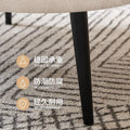 Influencer-approved bobo chair: comfortable home office computer chair, bedroom lambswool vanity stool, makeup chair, casual single sofa chair