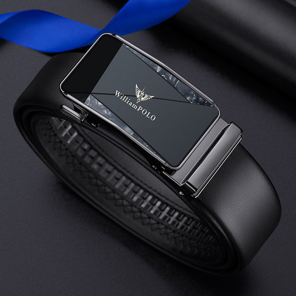 Emperor Paul Belt Men's Premium Sense Automatic Buckle Versatile Casual Alloy Belt Men's Trendy Belt Men's Wholesale