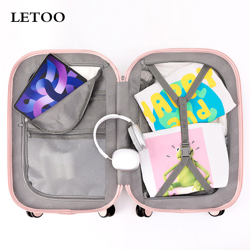 High-value suitcase 26 inches anti-drop 20 inches boarding ultra-light trolley case 24 password box gradual change color travel bag