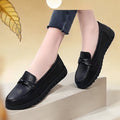 【genuine soft leather】soft-soled comfort shoes - mom shoes, work shoes, women's flats - new 2025 anti-slip casual loafers