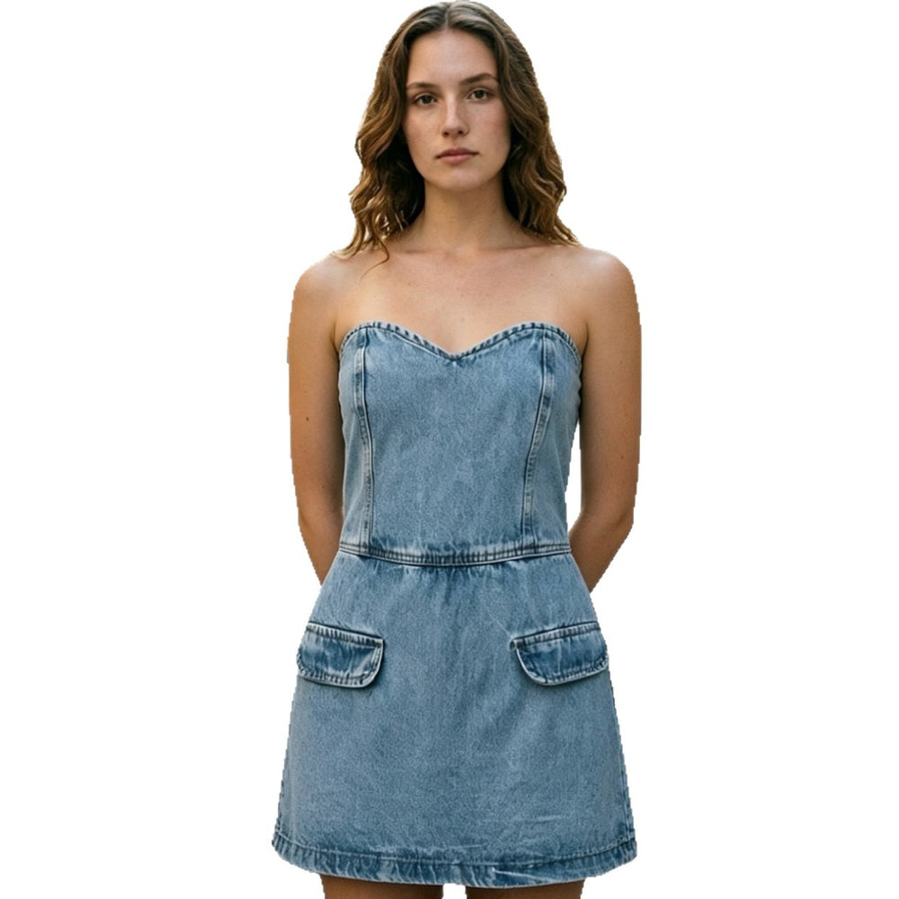 European and american cross-border splicing women's tube top skirt  european and american e-commerce  cross-border