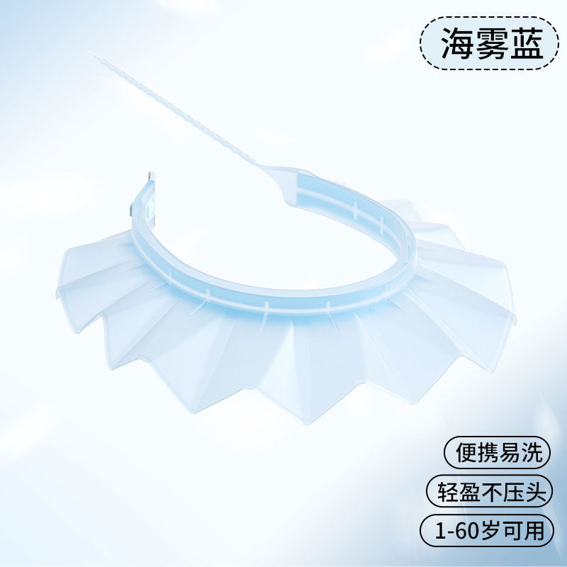 1kids silicone shampoo cap baby hair washing handy gadget water blocking cap kids bath supplies kids bath shower cap
