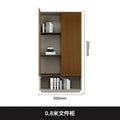 Retro file cabinet, office wall-mounted storage cabinet, storage cabinet, luxury boss background cabinet, bookcase floor
