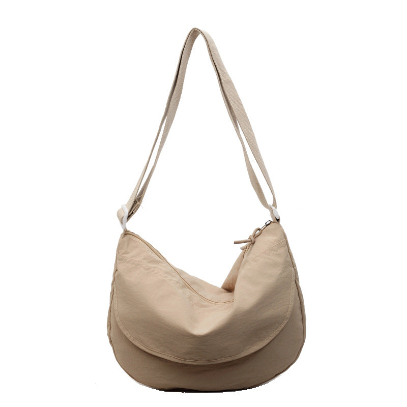 trend pure colorcasual bag women's large capacity tote bag multi-functional cloth bag easiest for match shoulder crossbody bag trendy