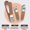 Portable anti-splash nail clipper set 5-8pcs manicure kit
