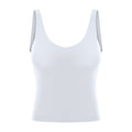 Spring/summer v-neck long yoga tank top for women - u-back, skin-friendly, nude feel, slimming yoga top dt039