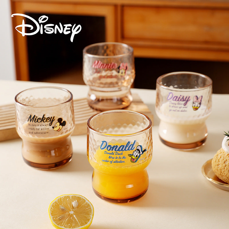 Glass gift box beverage cup hammer pattern retro drinking cup drinking cup high value juice cup fashionable transparent cup