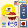 【scoreboard standard battery version】yellow space cat (includes basketball + pump + suction cup)