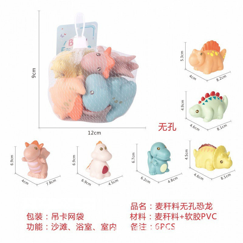 Cross-border  export soft glue water spray dinosaur unicorn marine animal children's bathroom pairing water toy