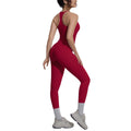 new arrival nude tight-fitting yoga clothes high waist hip lift quick-drying sports beautiful back outdoor running fitness clothes suit
