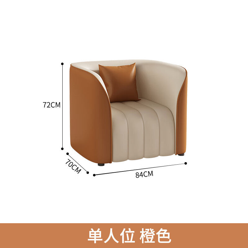 Saint-ly minimalist light luxury hotel lobby sofa set - lounge area, office reception area, meeting & negotiation space