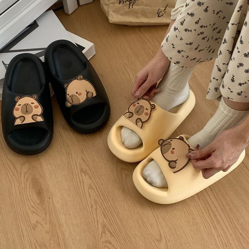 Summer fashion casual eva slippers - couple's style, wearable at home & out, durable, non-slip, lightweight, new 2026 collection
